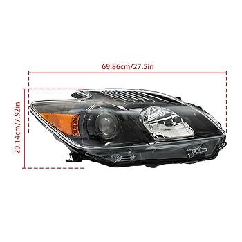 トップス HerPraha litmus Amazon.com: For Toyota Prius 2019 2020 2021 2022 Headlight